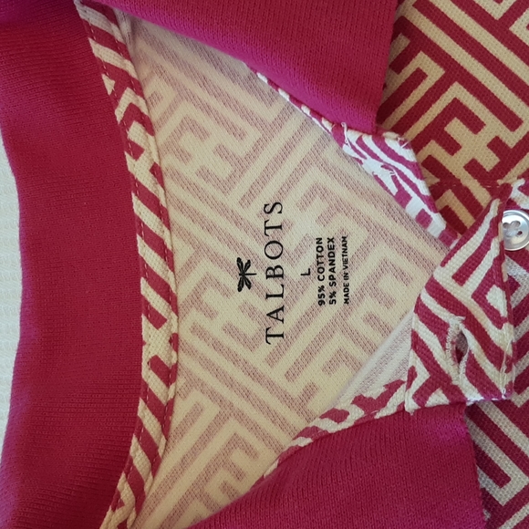 Talbots polo shirt womens large Nwt - Picture 3 of 6